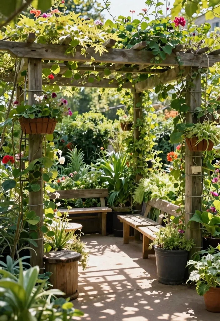 10 Angled Pergola Ideas for Modern Backyard Design 9 10 Angled Pergola Ideas for Modern Backyard Design 9. Integrated Garden Pergola 0