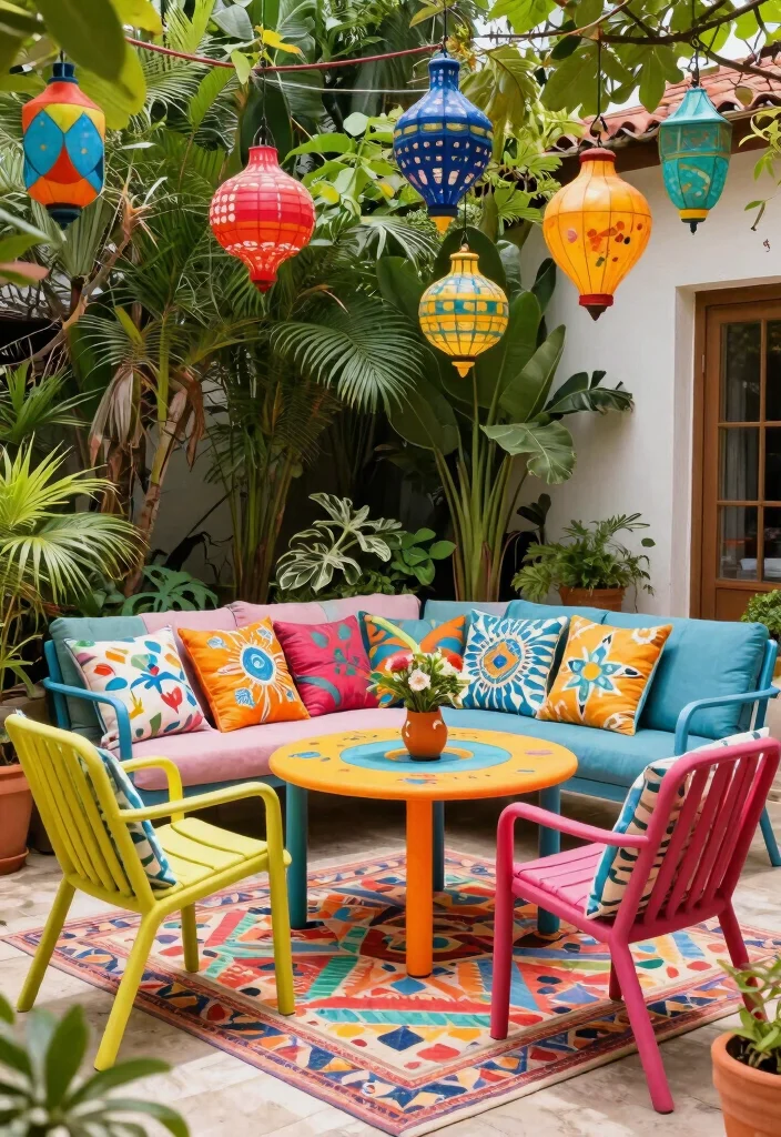 10 Australian Patio Ideas for Casual Outdoor Living 4 10 Australian Patio Ideas for Casual Outdoor Living 4. Use of Colorful Outdoor Furniture 0