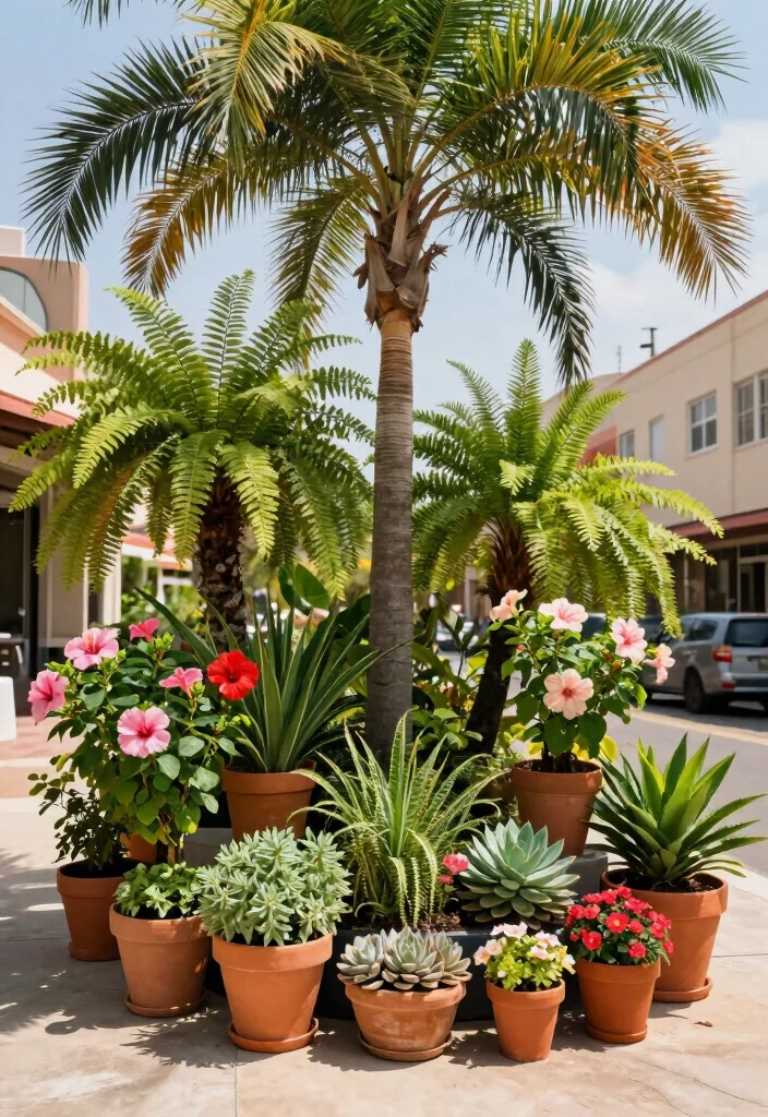 10 Bali Patio Ideas for a Relaxing Tropical Outdoor Feel - 1. Tropical Plants Galore 1