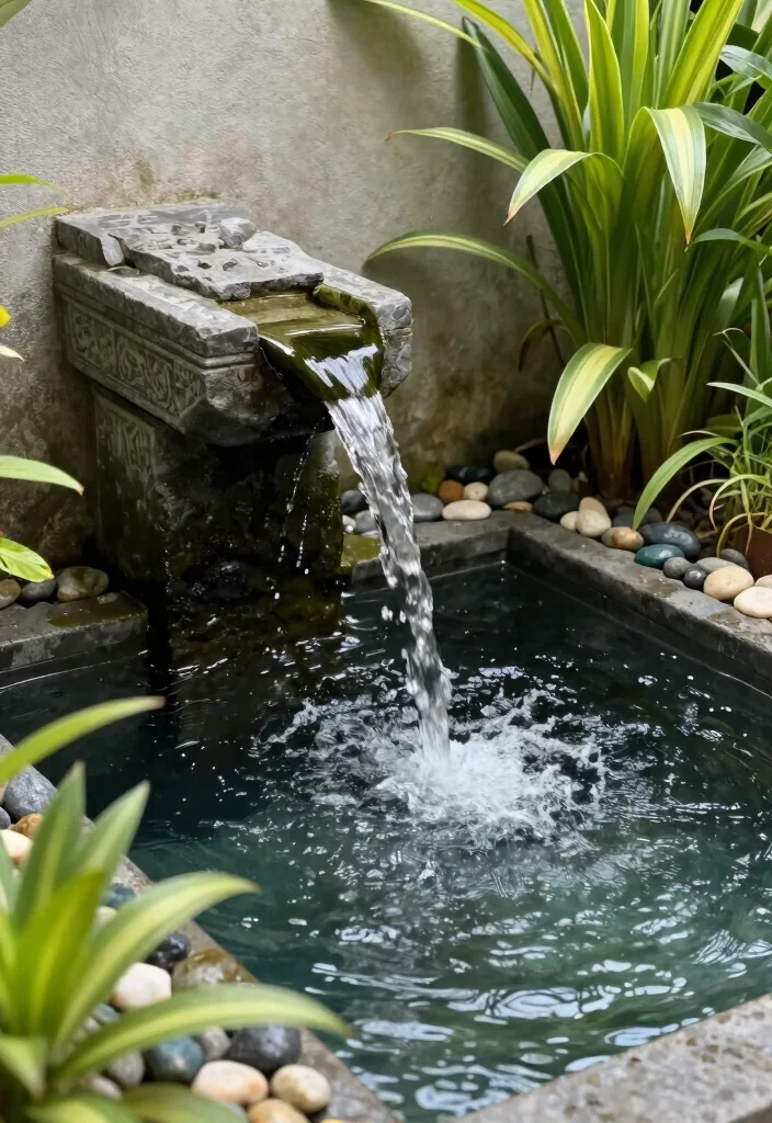 10 Bali Patio Ideas for a Relaxing Tropical Outdoor Feel - 6. Water Features for Tranquility 1