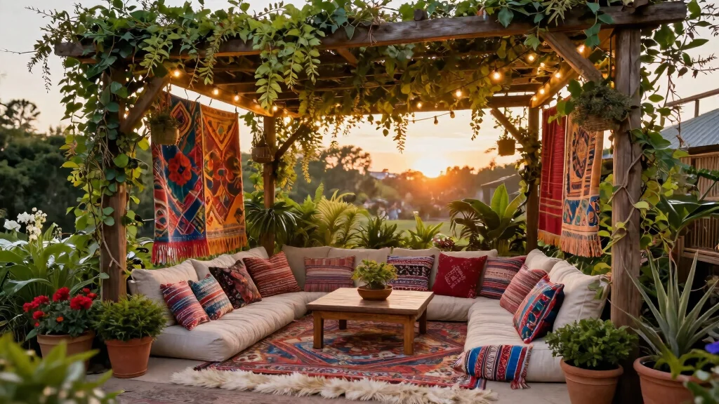 10 Boho Pergola Ideas for Relaxed Outdoor Styling