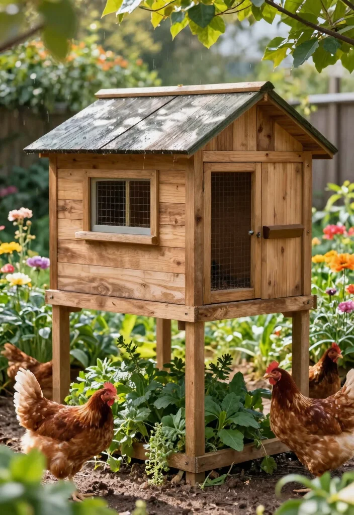 10 Chicken Coop Backyard Ideas for Practical Homestead Living - 1. The Elevated Chicken Coop 1