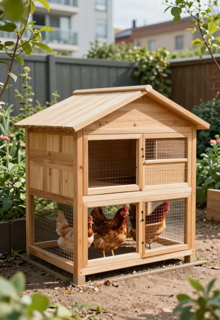 10 Chicken Coop Backyard Ideas for Practical Homestead Living - 6. The Minimalist Chicken Coop 1