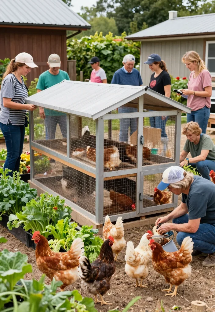 10 Chicken Coop Backyard Ideas for Practical Homestead Living - 9. The Community Coop 1