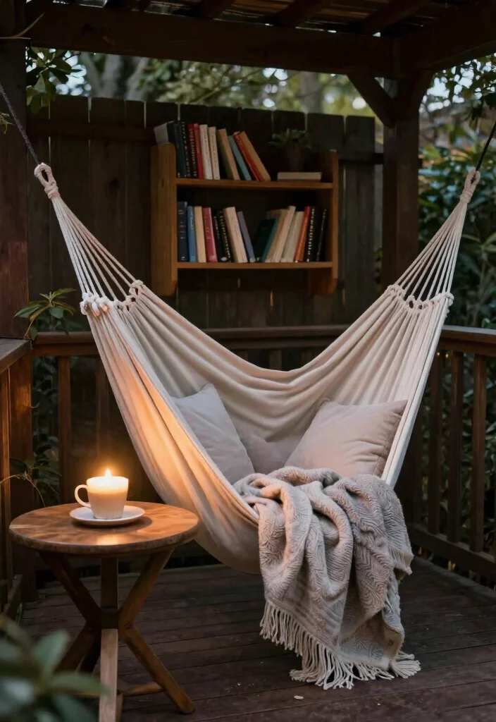 10 Closed In Pergola Ideas for Year Round Outdoor Use - 7. Cozy Reading Nook 1