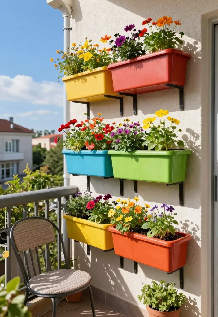 10 Downspout Trellis Ideas for Smart Vertical Growing - 2. Vertical Planter Boxes 1
