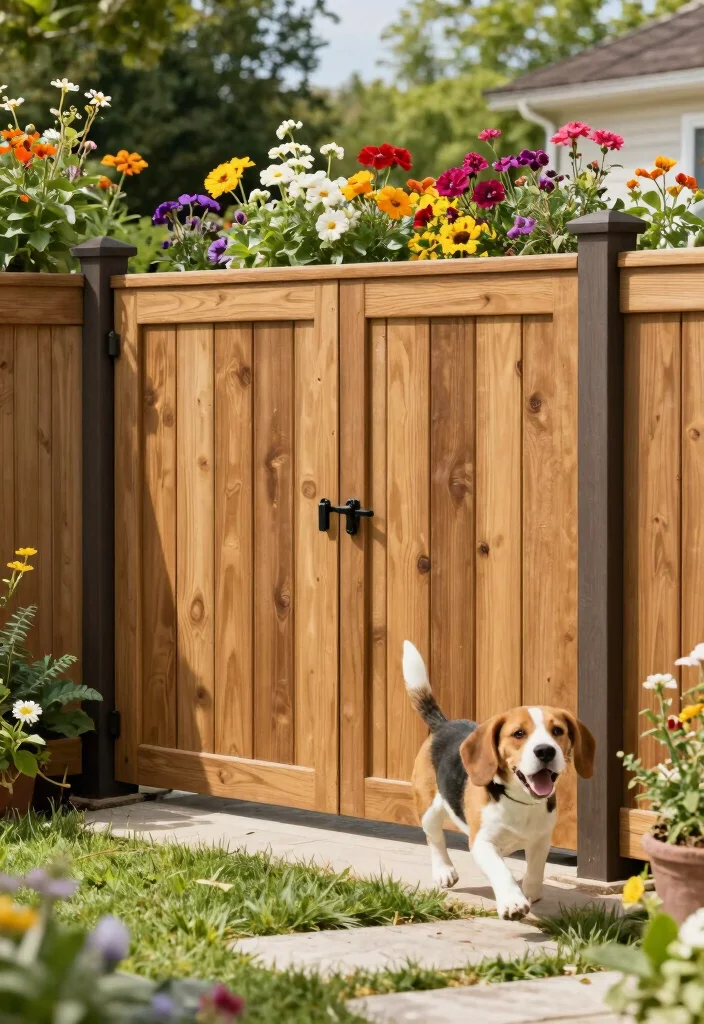 10 Fence Ideas for Dogs That Are Safe and Practical 10. Composite Fencing 0