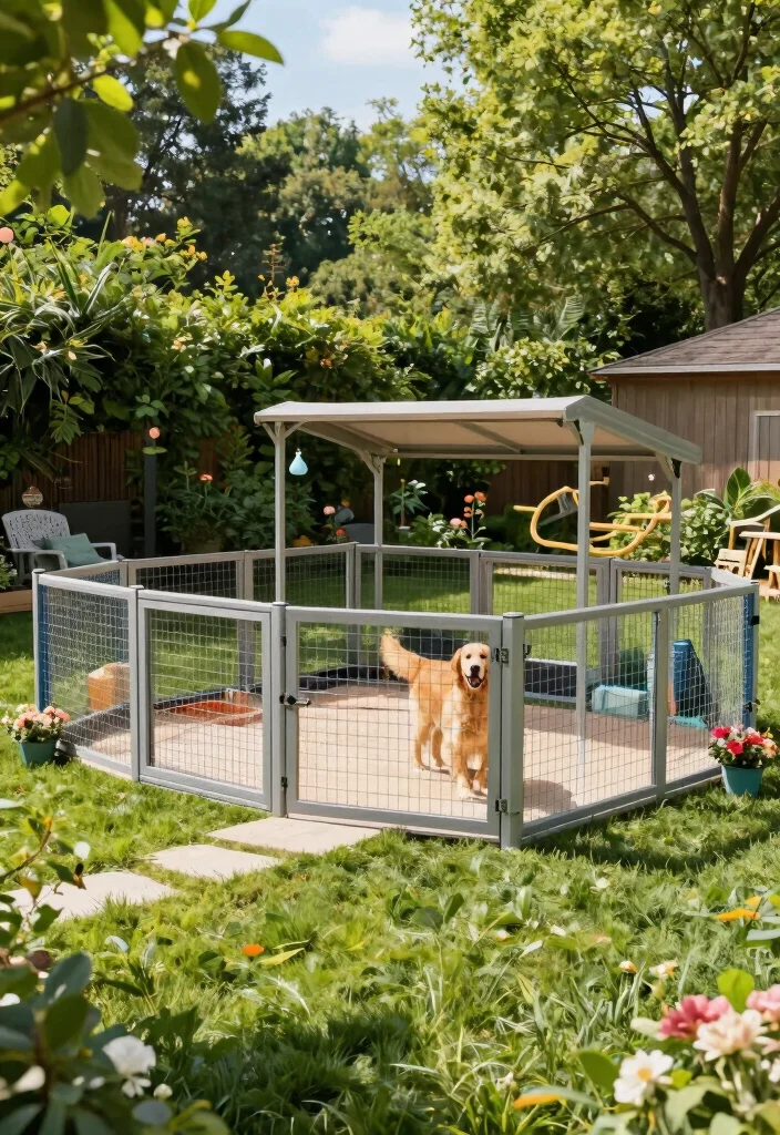 10 Fence Ideas for Dogs That Are Safe and Practical 9. Secure Dog Enclosures 0