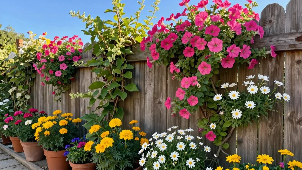 10 Flower Fence Ideas to Add Color Along Garden Borders