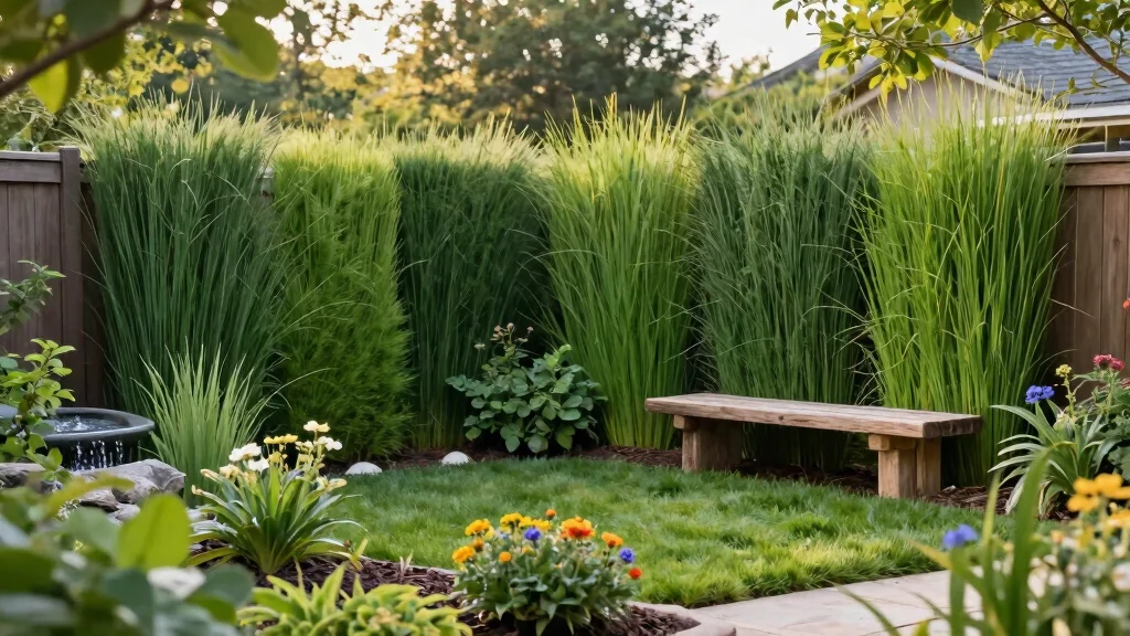 10 Grass Fence Ideas for Soft and Natural Privacy