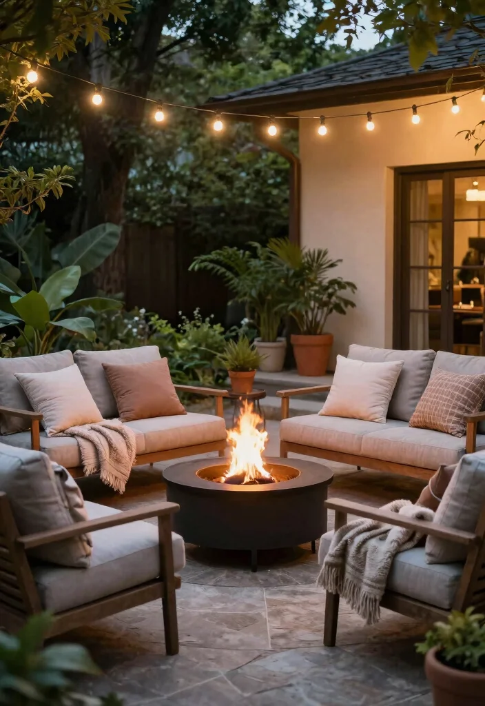 10 Half Acre Backyard Ideas for Balanced and Functional Outdoor Living - 3. Cozy Outdoor Living Spaces for Relaxation 1
