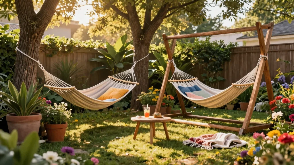 10 Hammock Backyard Ideas for Relaxed and Cozy Outdoor Spaces