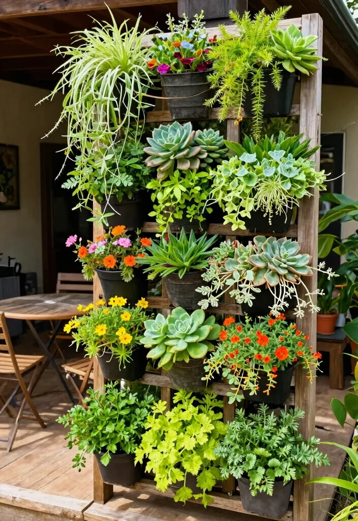 10 Natural Patio Ideas for Organic and Relaxed Outdoor Spaces - 1. Create a Green Oasis with Vertical Gardens 1