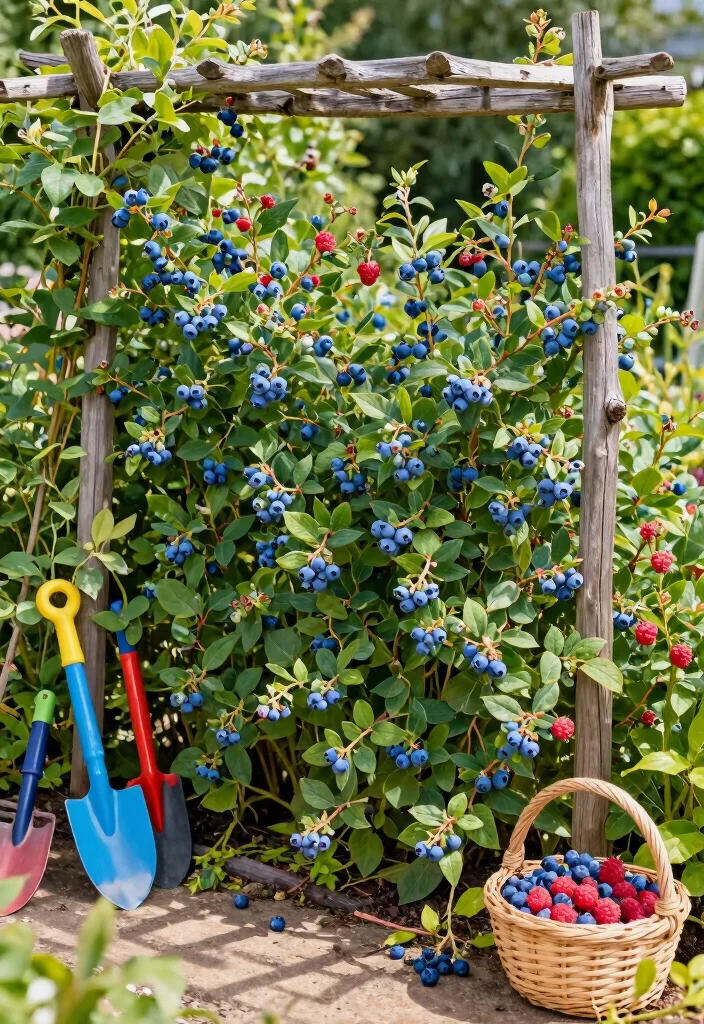 10 Natural Privacy Fence Ideas Using Hedges and Plants - 10. Edible Hedges for Practical Privacy 1