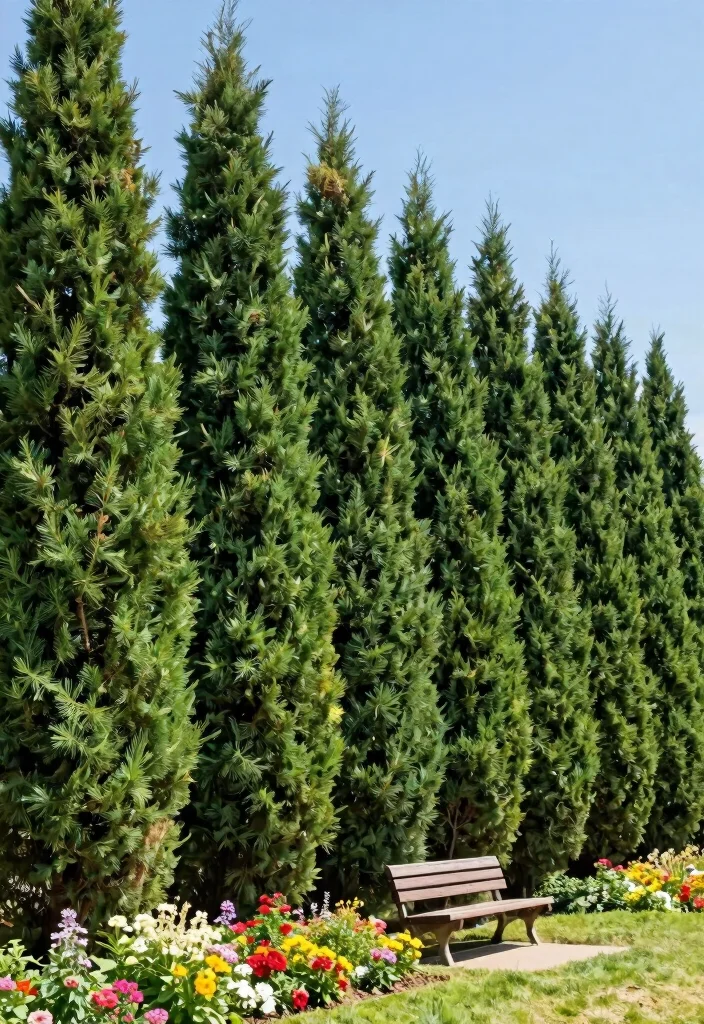 10 Natural Privacy Fence Ideas Using Hedges and Plants - 2. The Versatile Leyland Cypress 1