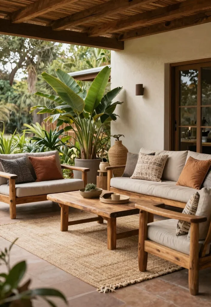 10 Outback Patio Ideas for Rustic and Durable Style 10 10 Outback Patio Ideas for Rustic and Durable Style 10. Earthy Color Palette 0