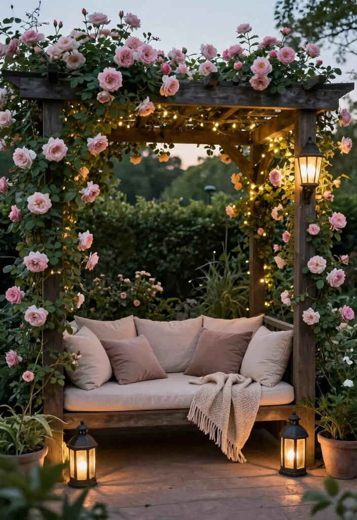 10 Plant Pergola Ideas to Blend Shade and Greenery - 3. Cozy Seating Nooks 1