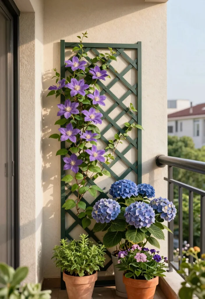 10 Planter Trellis Ideas for Small Space Vertical Gardening - 7. Decorative Trellis Panels: Art Meets Function 1