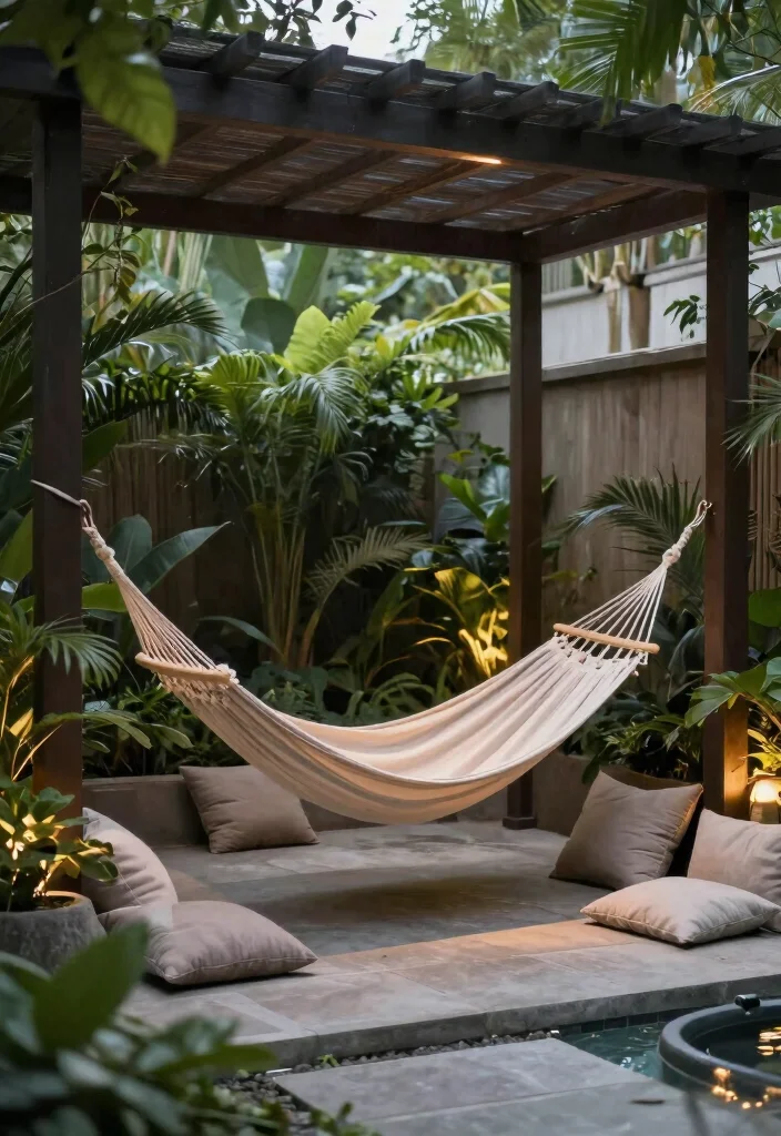 10 Side Yard Pergola Ideas to Upgrade Narrow Outdoor Areas 4. Relaxation Corner 0