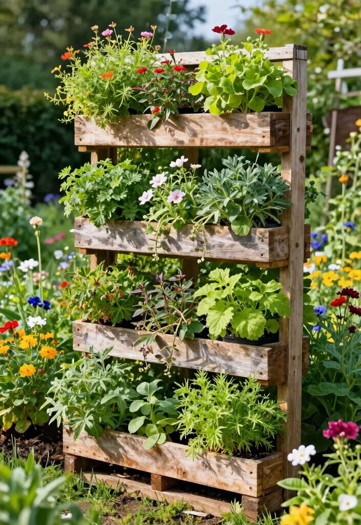 10 Simple Trellis Ideas for Easy DIY Garden Projects 4. Vertical Pallet Garden Trellis 0
