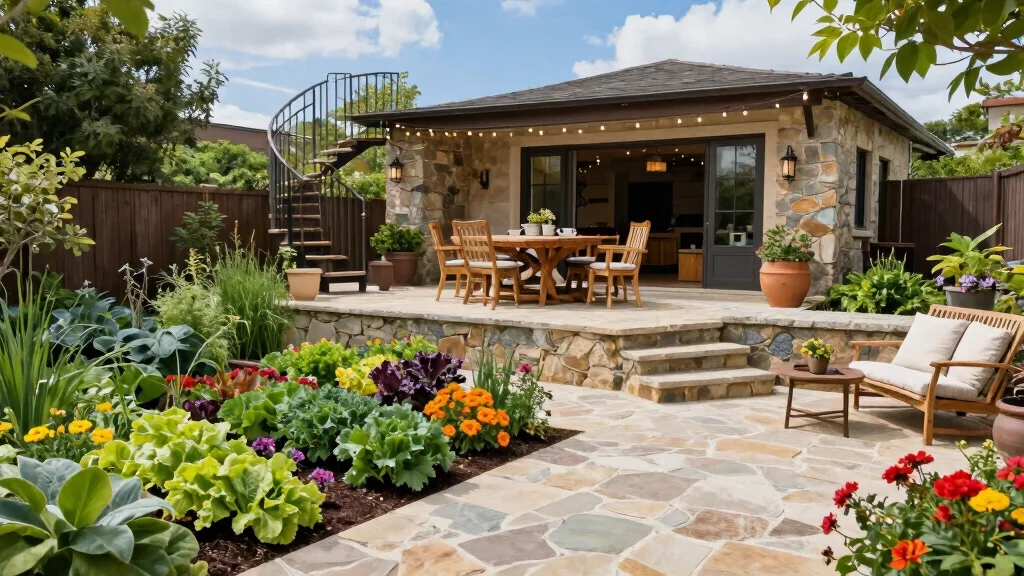 10 Two Level Patio Ideas for Defined Outdoor Living Zones