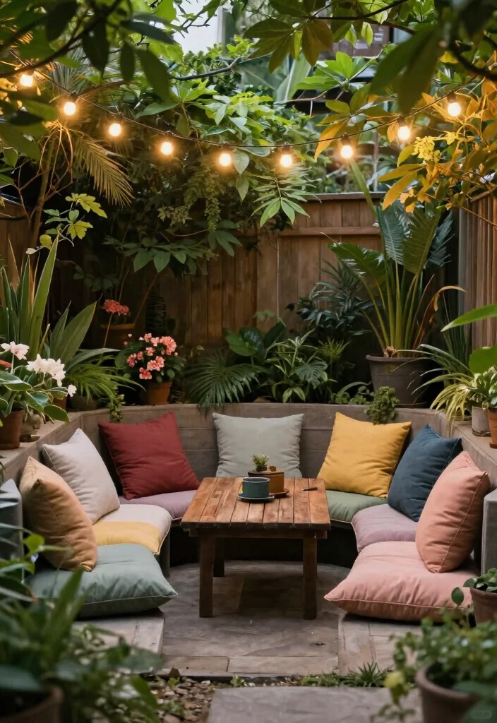 12 Backyard Ideas for Small Yards That Feel Open and Livable - 3. Cozy Nooks: Create an Outdoor Living Space 1