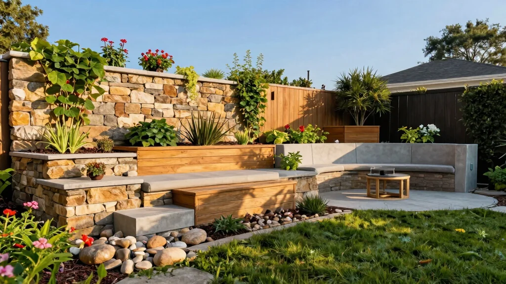 12 Retaining Wall Backyard Ideas to Fix Slopes and Add Style