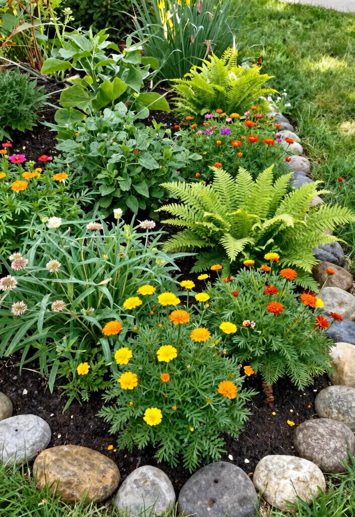 12 Sloped Backyard Ideas on a Budget That Actually Work - 12. Implement Rain Gardens 1