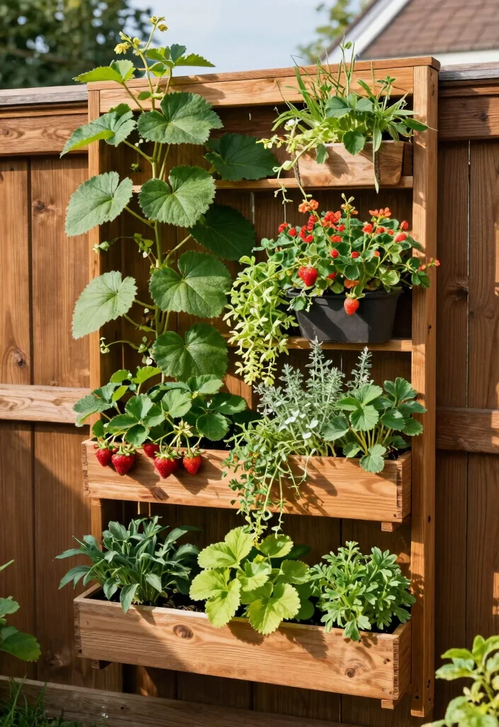 12 Sloped Backyard Ideas on a Budget That Actually Work - 7. Grow Vertical Gardens 1