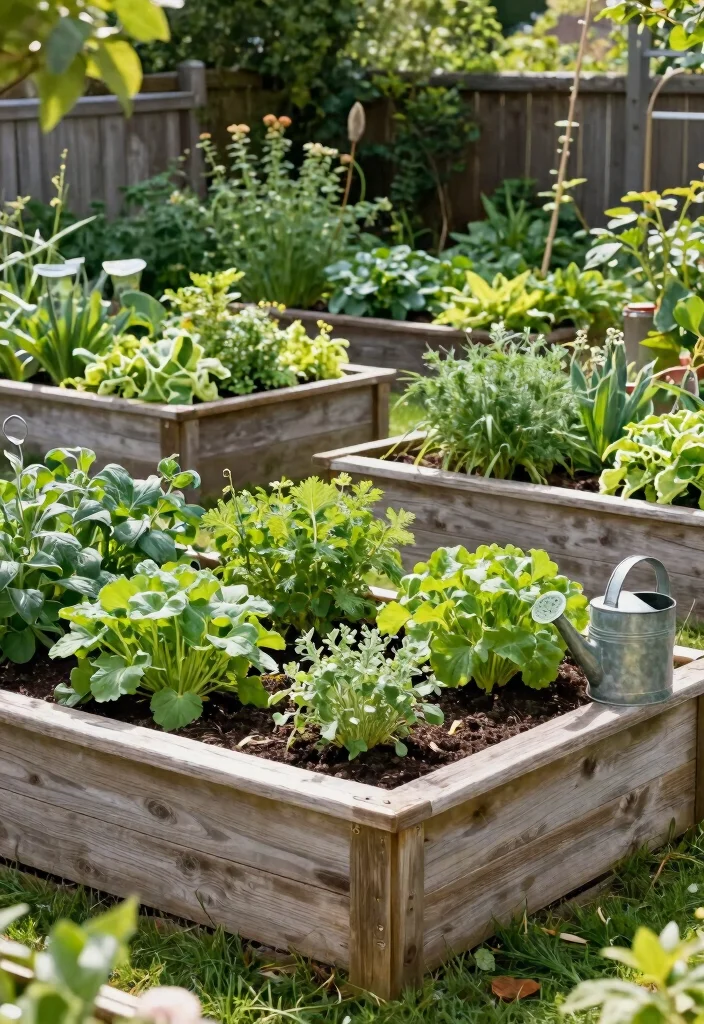 12 Sloped Backyard Ideas on a Budget That Actually Work - 9. Utilize Raised Beds 1