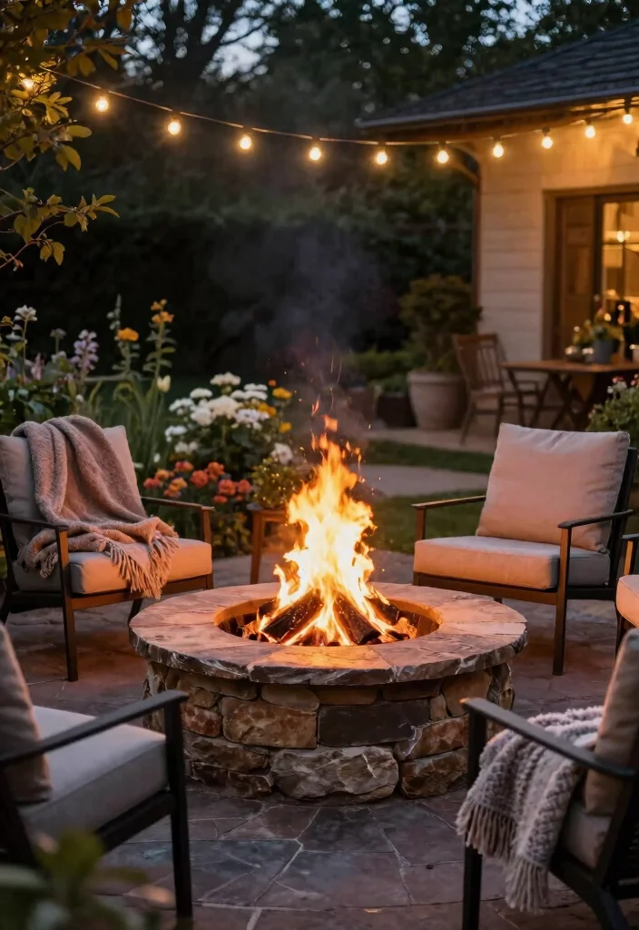 14 Backyard Ideas on a Budget for Easy and Affordable Upgrades 10 14 Backyard Ideas on a Budget for Easy and Affordable Upgrades 10. Cozy Fire Pit 0