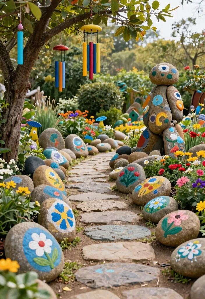 14 Backyard Ideas on a Budget for Easy and Affordable Upgrades 14 14 Backyard Ideas on a Budget for Easy and Affordable Upgrades 14. Outdoor Art Installations 0