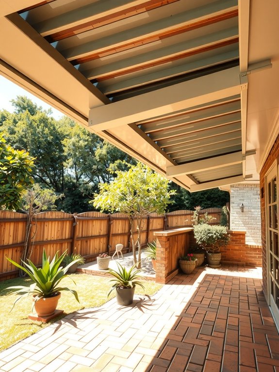 adjustable louvered roof protection