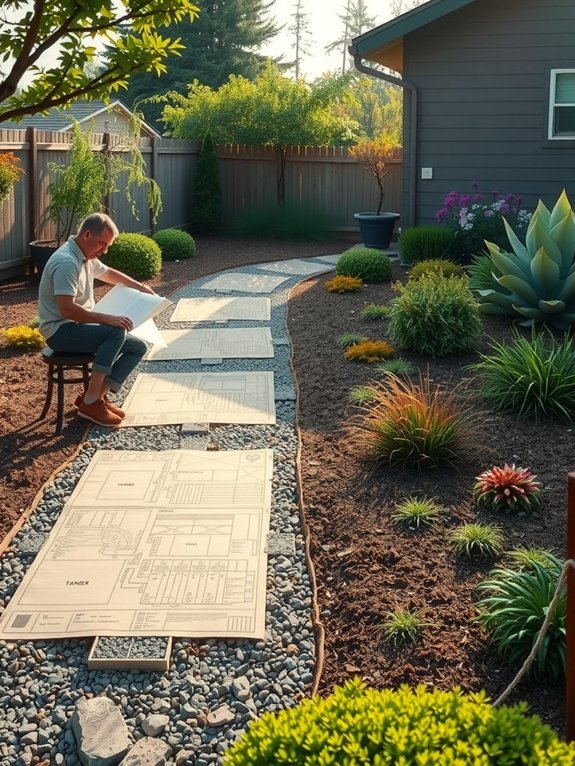 anchor planting map clusters golden ratio