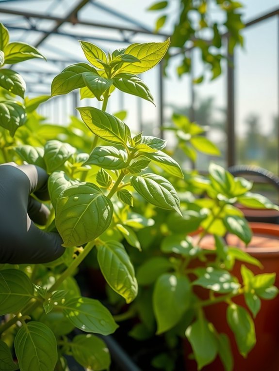 basil growth needs nitrogen phosphorus