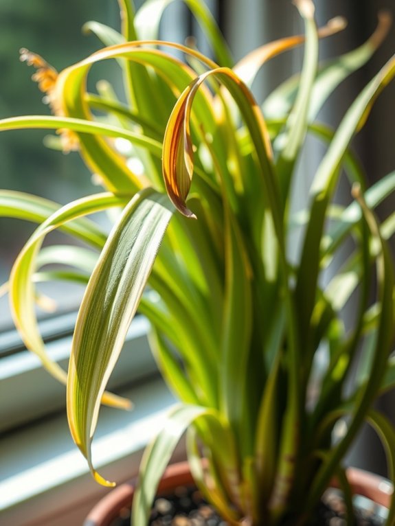brown tips from dry indoor air