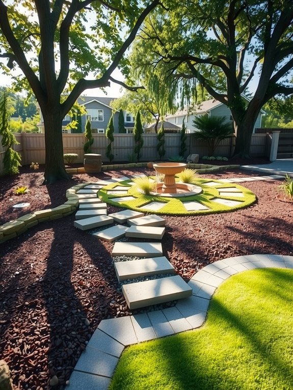 bubble diagrams guide path focused landscaping
