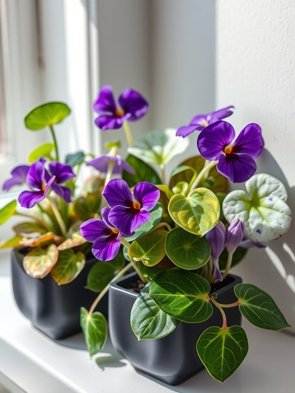 cat safe violets and peperomia care