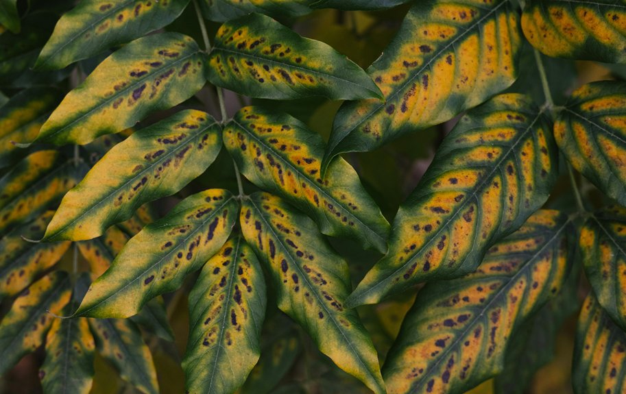 causes of yellowing leaves