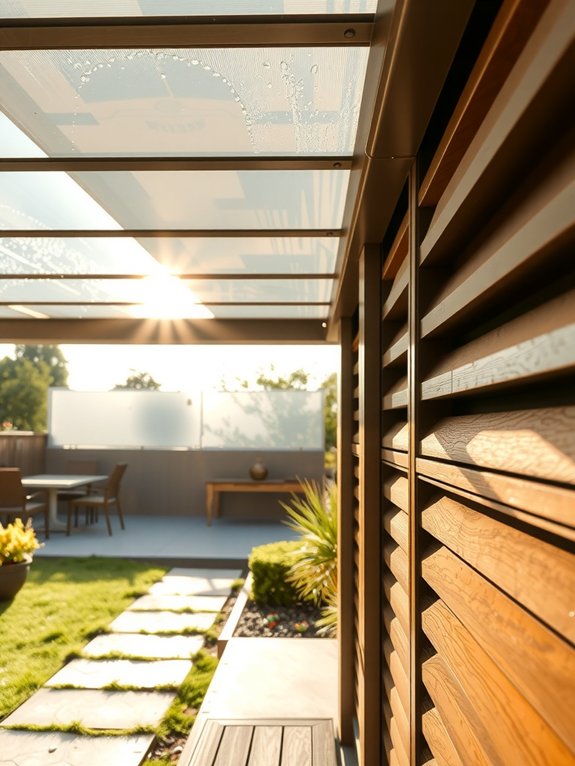 commercial grade aluminum stainless steel waterproofing