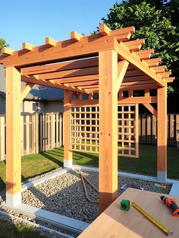design pergola list materials