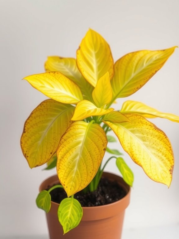 diagnose yellow leaves by factors