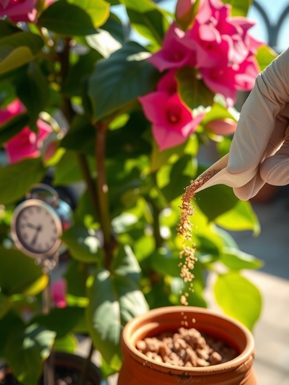 fertilize mandevilla biweekly watch moisture