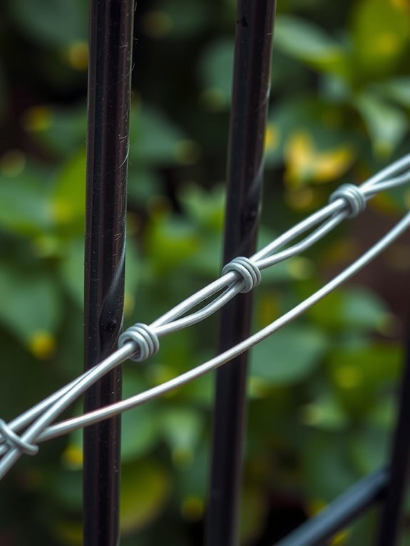high tensile wire reduces maintenance
