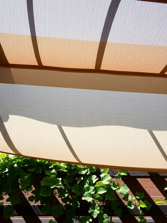 layered pergola shade options