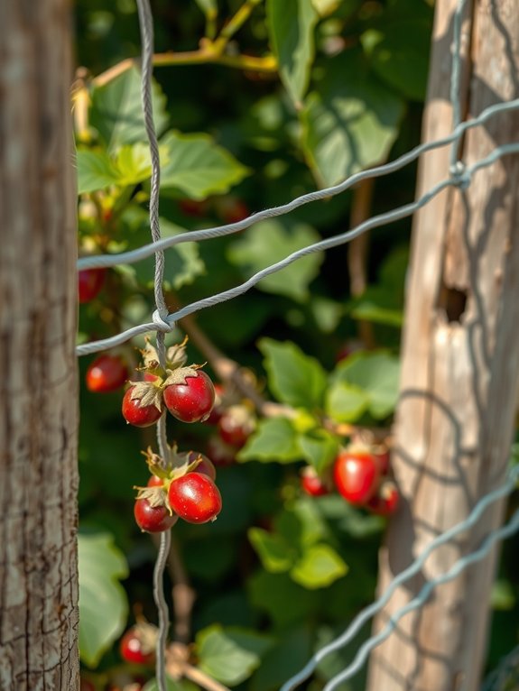 medium load berry trellis guidance