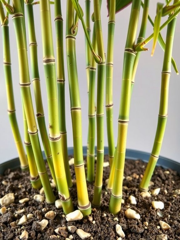 moderately acidic well drained bamboo soil