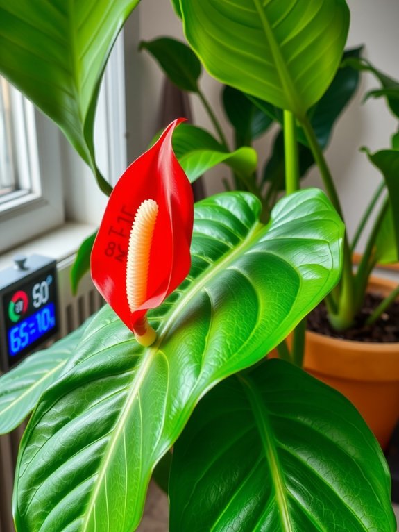 optimal temps 65 80 f 70 90 for bloom humidity 80