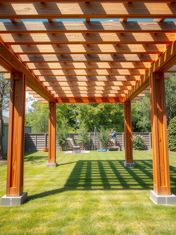 pergola size drives construction costs