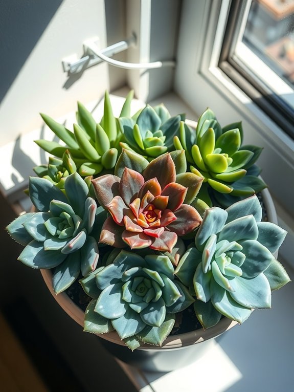 rotate succulents for even growth